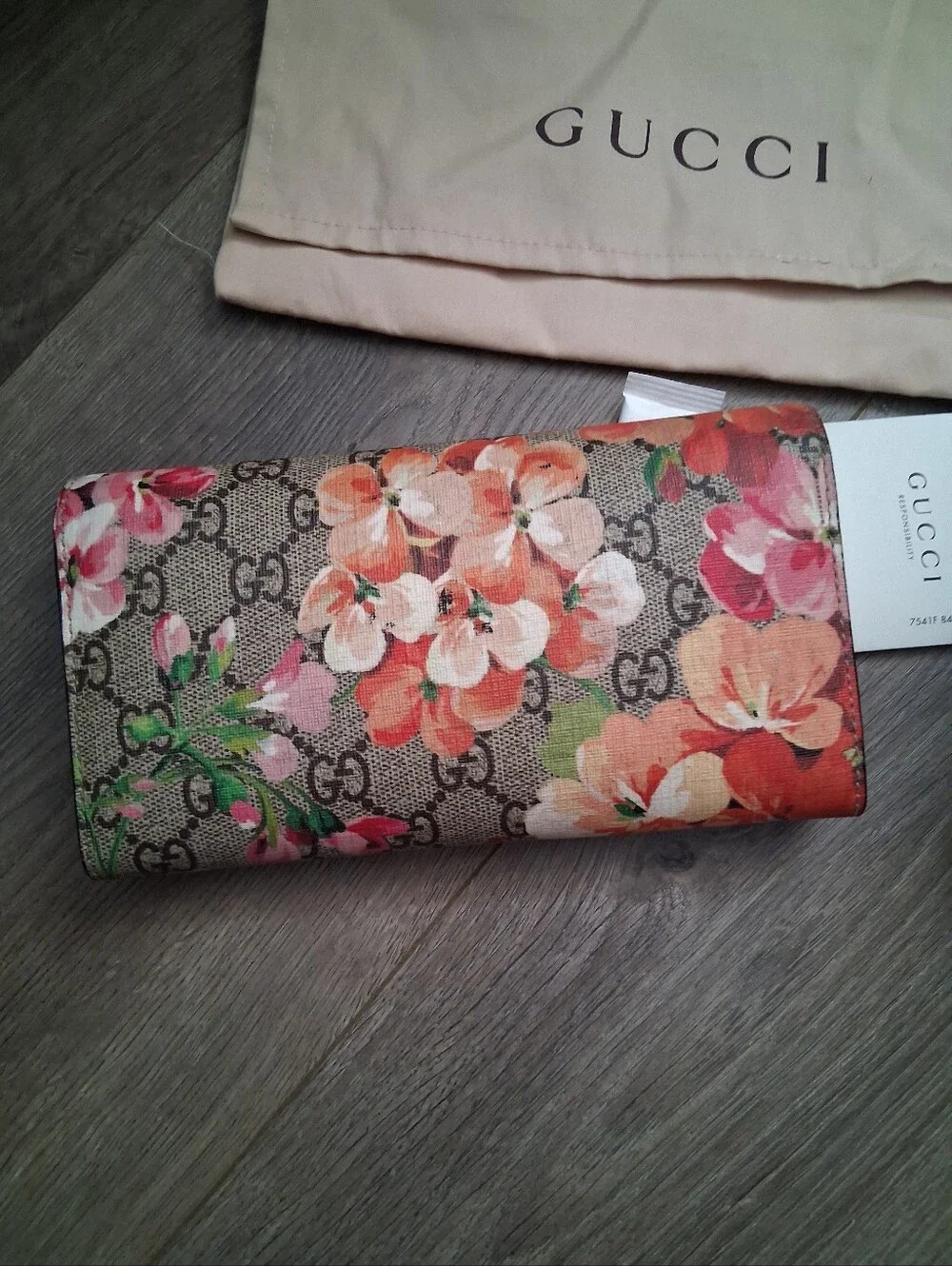GUCCI Floral GG Blooms Long Wallet - Picture 7 of 7